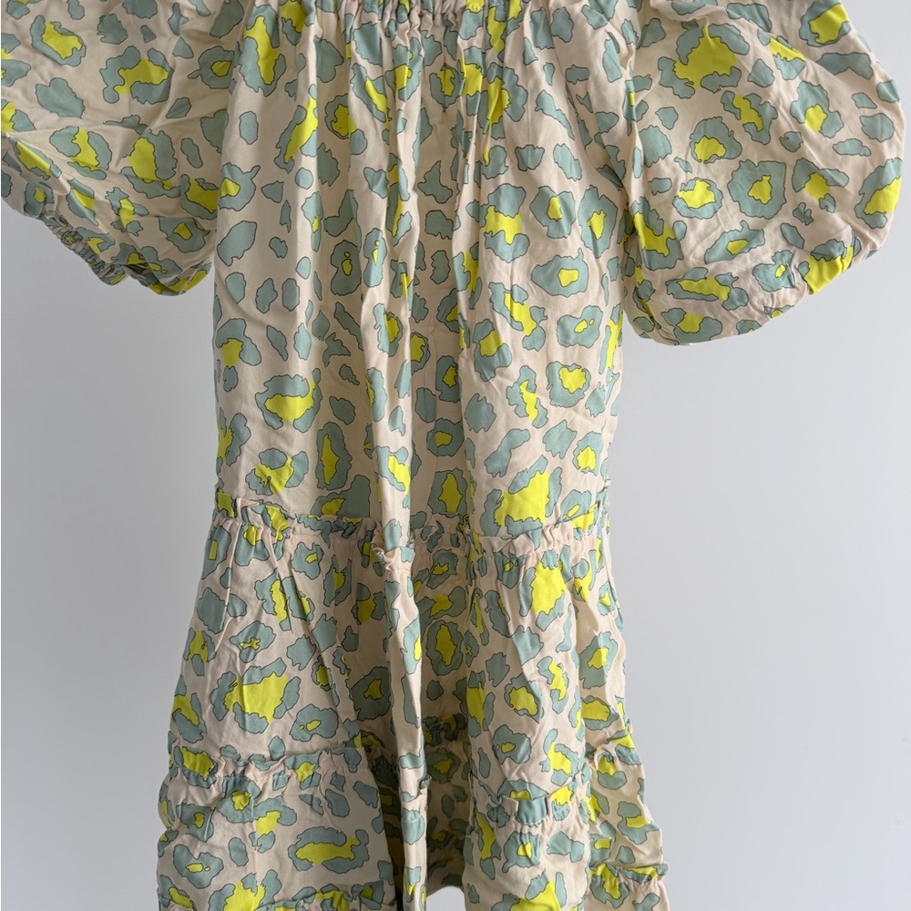 Stylish Kids Casual Dress - Yellow and Gray